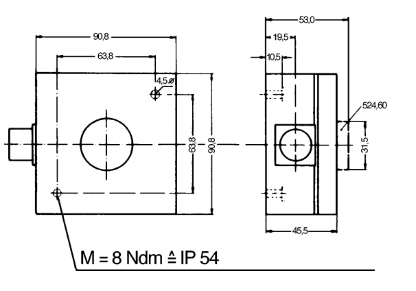 AZT A 524 EBERLE termostat